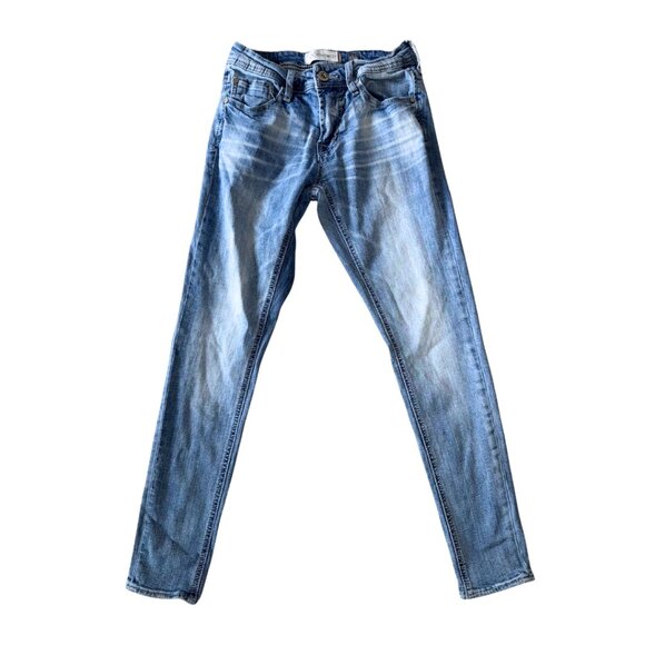 Medium Blue Trouper Skinny Jeans Departwest 27S - Picture 1 of 12